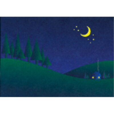 Night Sky Everyday Blank Note Card (3 1/2"x5")-1