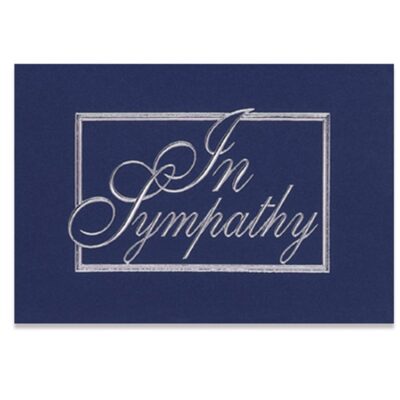 Sympathy Everyday Business Note Card (3 1/2"x5")-1