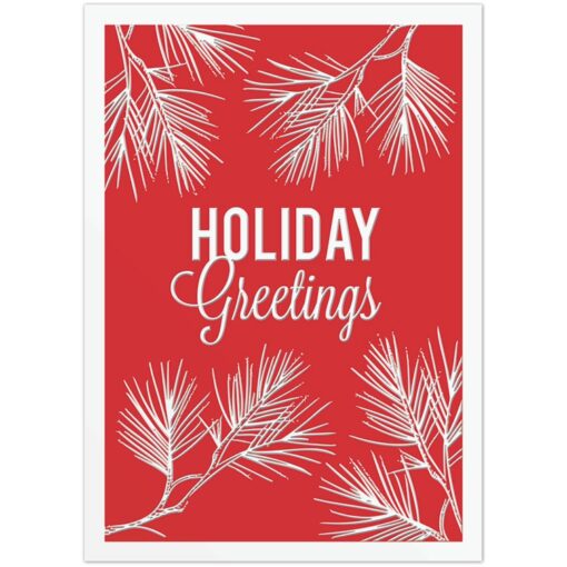 Classic-Pine Greetings Holiday Greeting Card-1