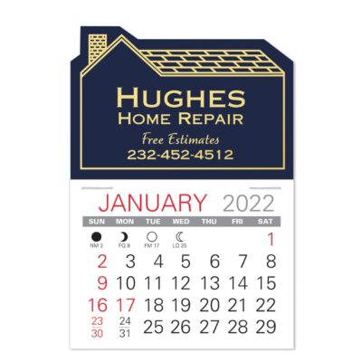 House Shape Value Stick Adhesive Calendar-1