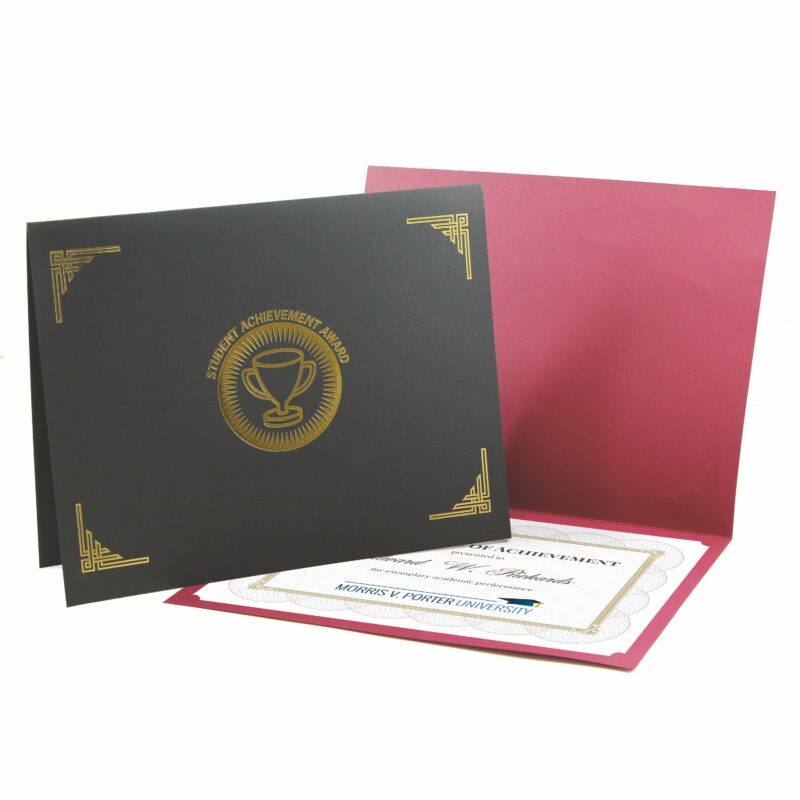 Custom Classic Certificate Folder