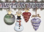 Custom Classic-Hanging Ornaments Holiday Greeting Card