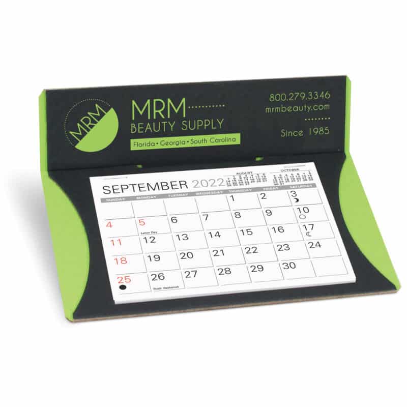 Custom Crescent Nu-Leth-R Desk Calendar