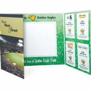 Custom Custom Coupon Gatefold Event Folder - Deluxe