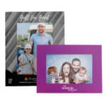 Custom Custom Printed Dual Easel Photo Frame- 4"x6"