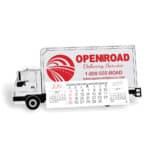 Custom Delivery Truck Desk Calendar