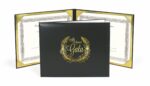 Custom Deluxe Padded Certificate Holder for 8x10 - 1