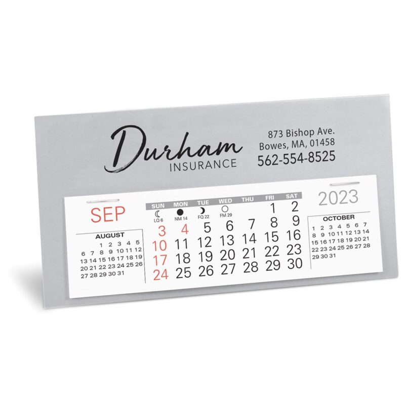 Custom Economizer Desk Calendar