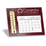 Custom Emissary Desk Calendar w/ Thermometer - 2