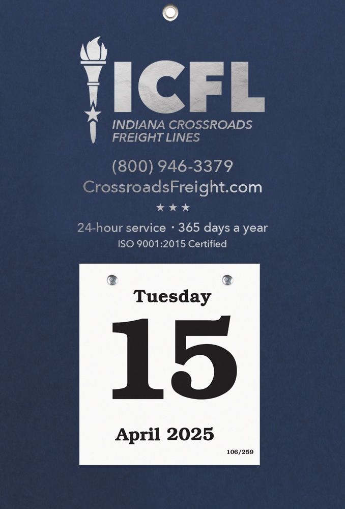 Foil-Stamped-Daily-Date-Calendar-8x12-Medium-Pad-FS084 Custom Foil Stamped Daily Date Calendar - 8x12 Medium Pad