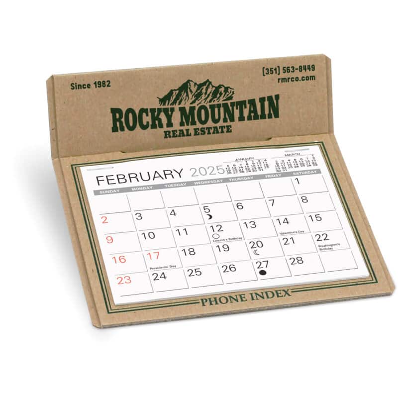 Custom Forest Desk Calendar - 1