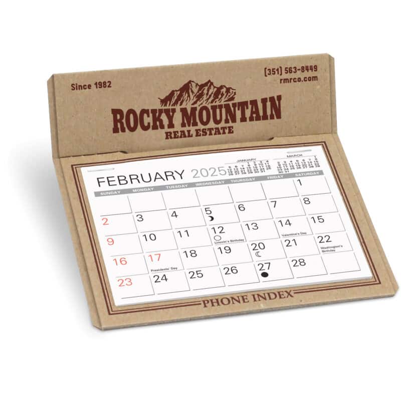 Custom Forest Desk Calendar - 2