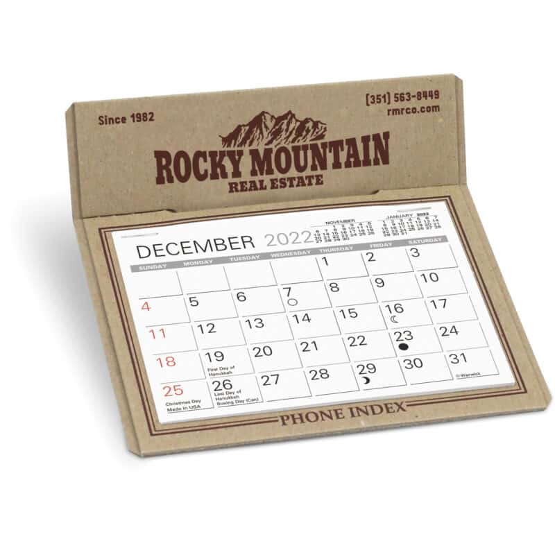 Custom Forest Desk Calendar