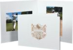 Custom Golf Ball Texture Folder with Double Horizontal Opening