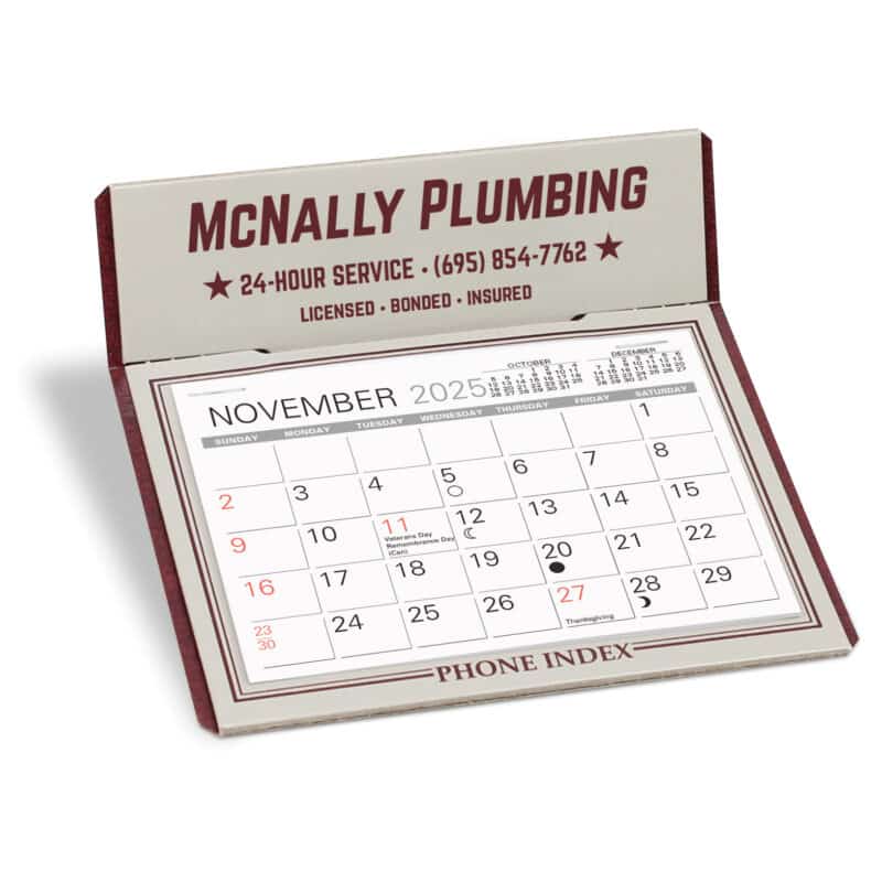 Custom Graystone Premier Desk Calendar - 1