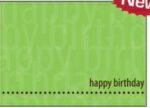 Custom Green Happy Birthday Everyday Greeting Card (5"x7")