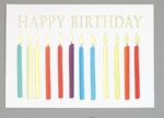 Custom Happy Birthday Candles Everyday Greeting Card (5"x7")