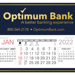 Custom Horizon Easy Stick Calendar