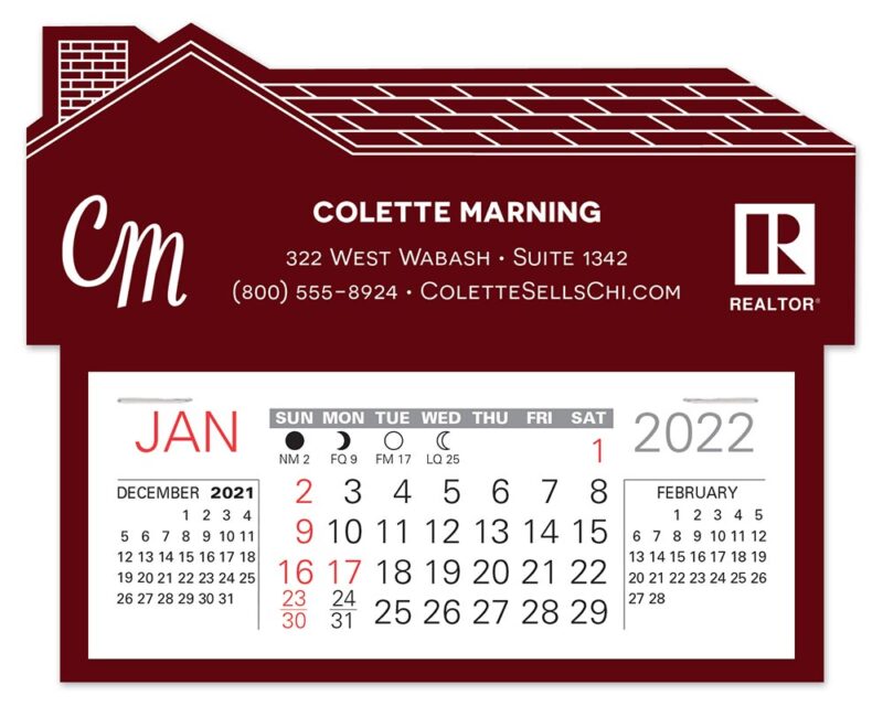 Custom House Easy Stick Calendar