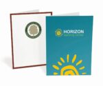 Custom Ink Printed Pocket Folder-Standard White Paper - 1