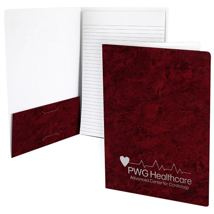 Large-Padfolio-Classic-Papers-F949 Custom Large Padfolio - Classic Papers