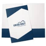 Custom Legal Sized Pocket Folder Ink Printed - Designer Papers