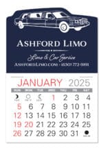 Custom Limo Shape Value Stick Adhesive Calendar