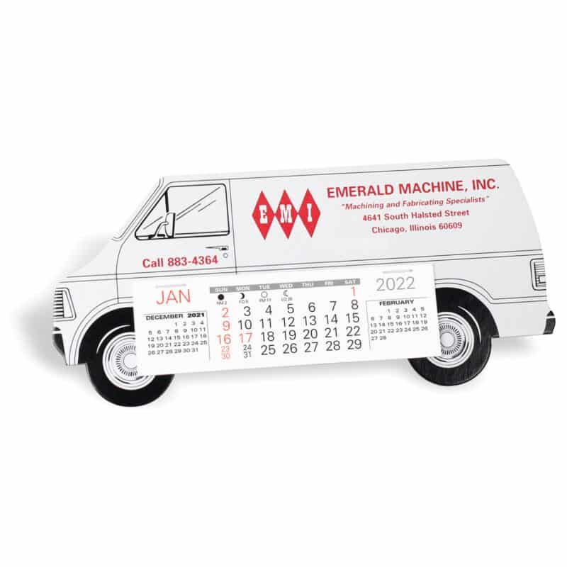 Custom Long Van Standard Truck Calendar