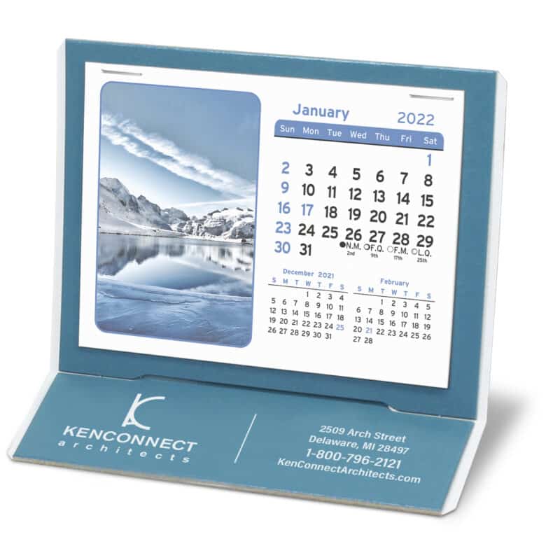 Custom Mantique Premier Desk Calendar - 1