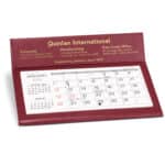 Custom Medalist Desk Calendar - 2