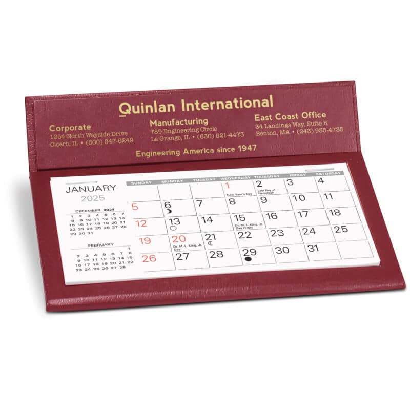 Custom Medalist Desk Calendar - 2