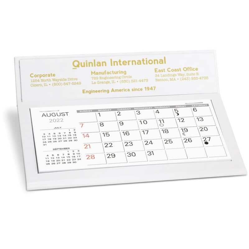 Custom Medalist Desk Calendar