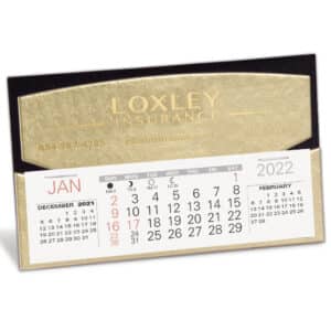Custom Midas Desk Calendar