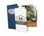 Custom Mini Pocket Folder Foil Print-Classic Papers