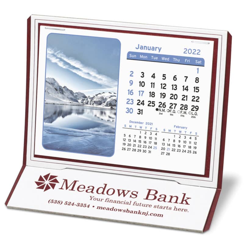 Custom Monterey Premier Desk Calendar