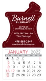 Custom Mortar & Pestle Easy Stick Calendar