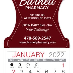 Custom Mortar & Pestle Easy Stick Calendar