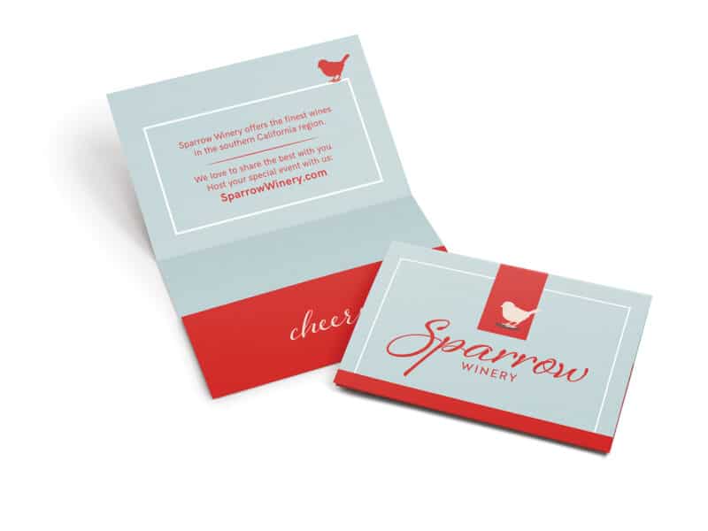 Custom NEW Oversize Horizontal Card Holder