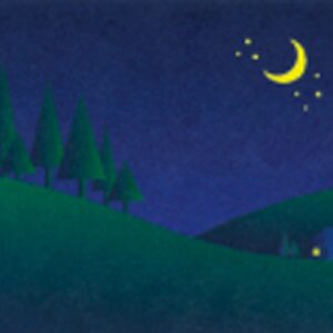 Custom Night Sky Everyday Blank Note Card (3 1/2"x5")