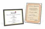 Custom Premier Certificate Frame