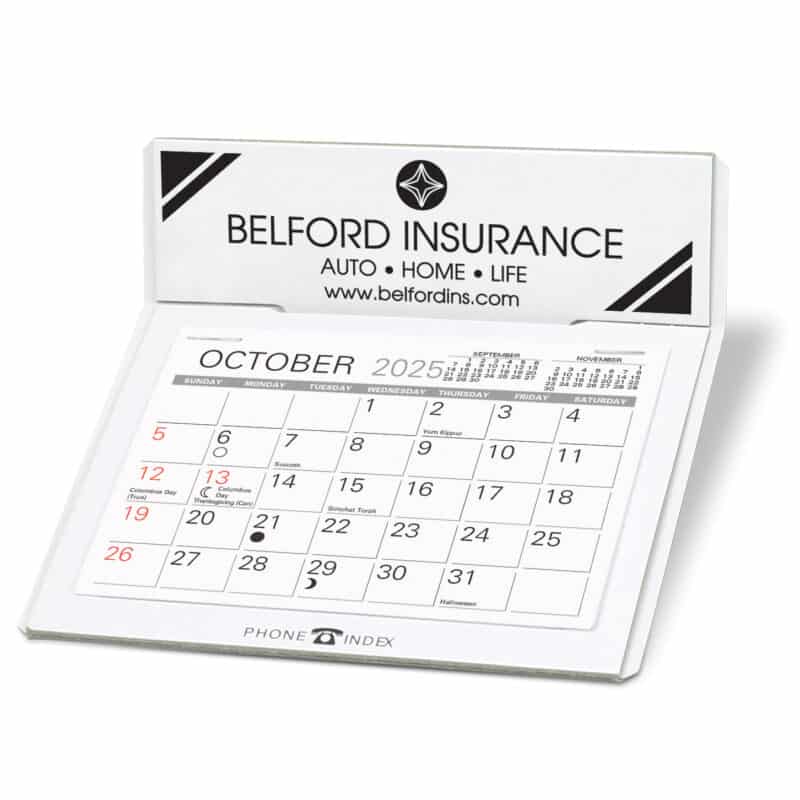 Custom Prudent Desk Calendar - 1