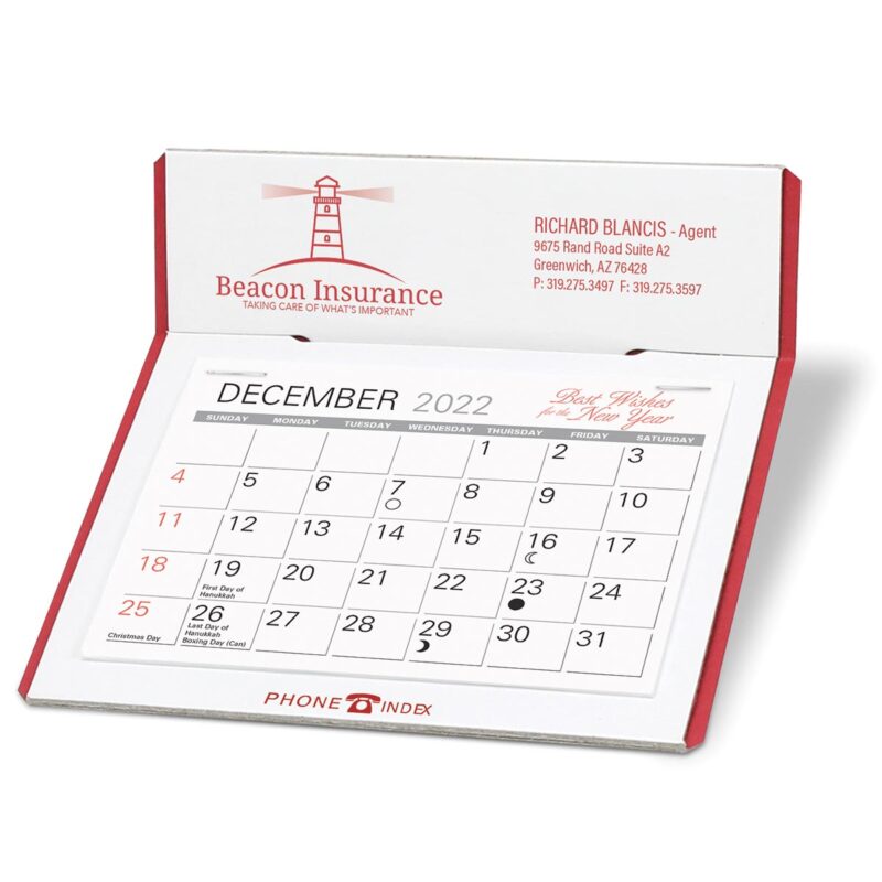 Custom Prudent Desk Calendar