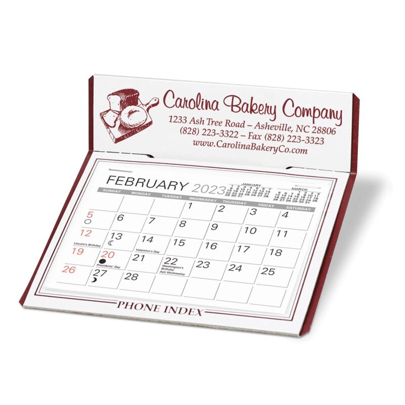 Custom The Valoy Premier Desk Calendar