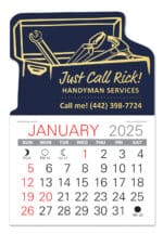 Custom Toolbox Shape Value Stick Adhesive Calendar