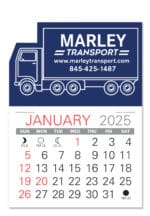 Custom Truck Shape Value Stick Adhesive Calendar
