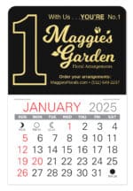 Custom Value Stick Calendar - #1 Shape