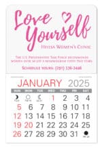 Custom Value Stick Calendar - Traditional Shape - 5