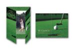 Custom Vertical Golf Gatefold Event Folder (5"x7")
