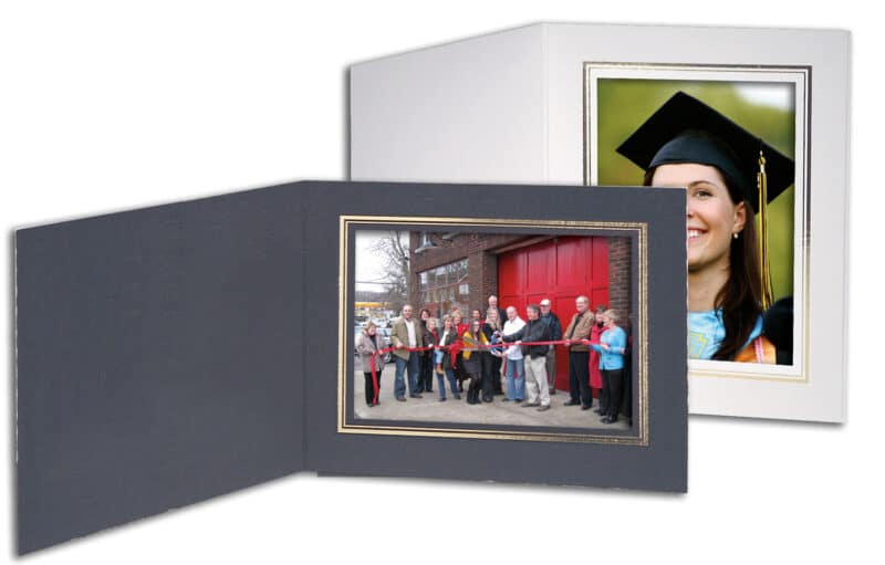 Custom White Horizontal Portrait Folder (8"x10")