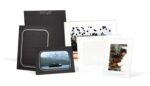 Custom White Smooth Picture Frame with Easel (5"x7")